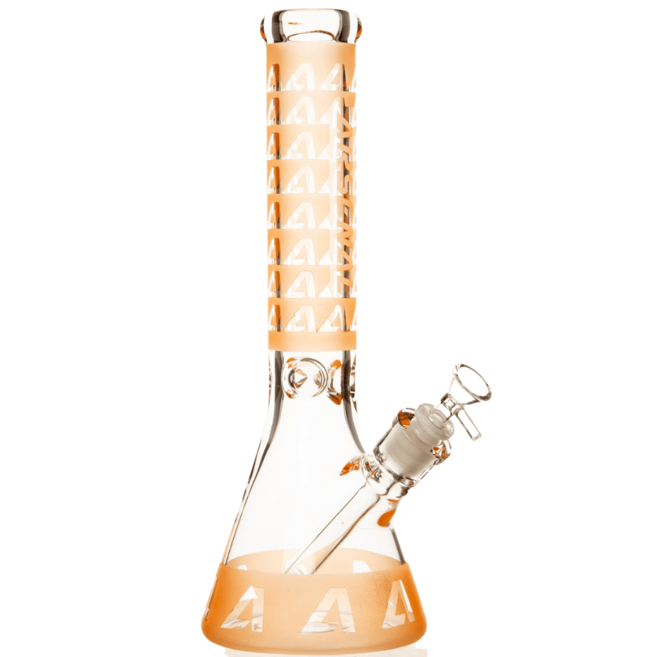 Arsenal 7mm Tangerine Spike Beaker Bong-14″ - Image 2