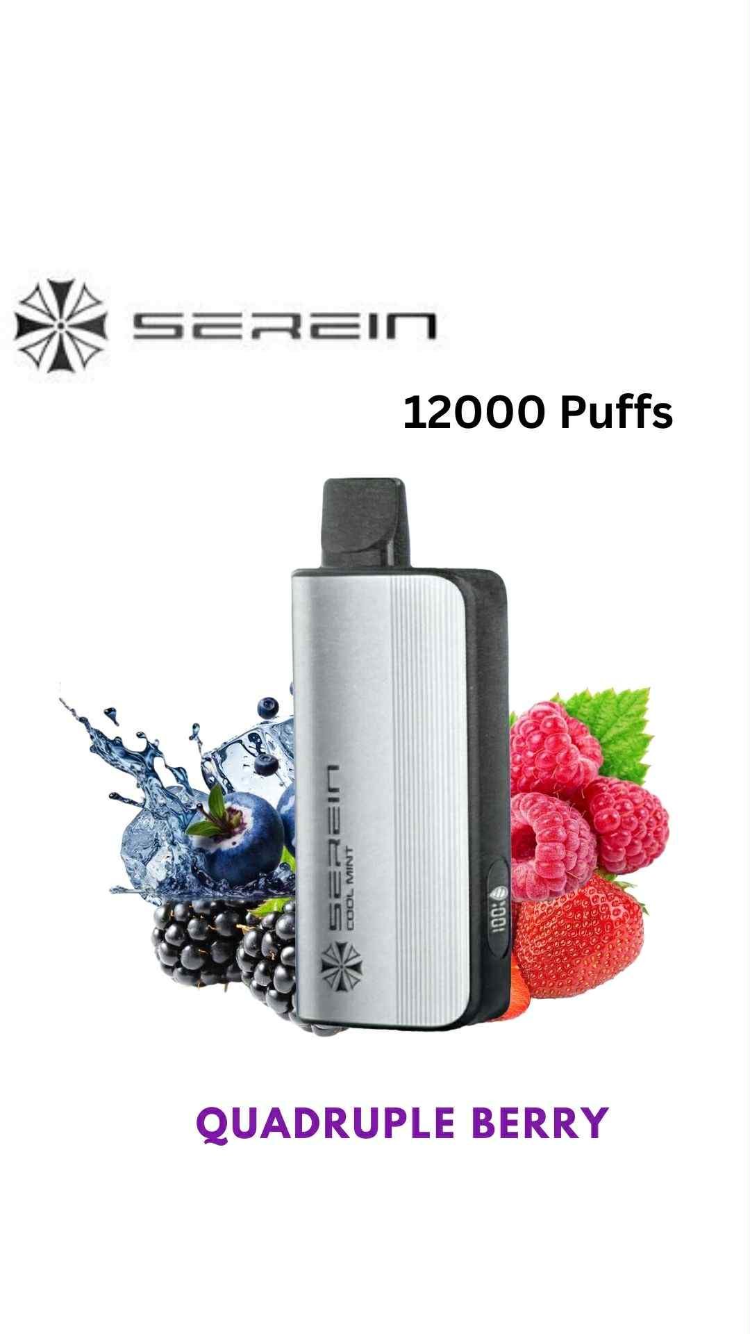 SEREIN MECH -QUADRUPLE BERRY – 12000 PUFFS