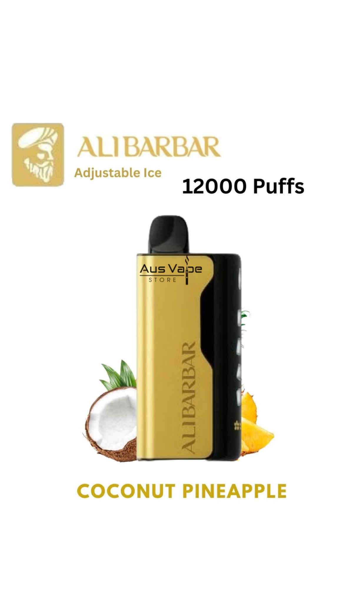 ALIBARBAR ICE ADJUST – PINEAPPLE COCONUT – 12000 PUFFS