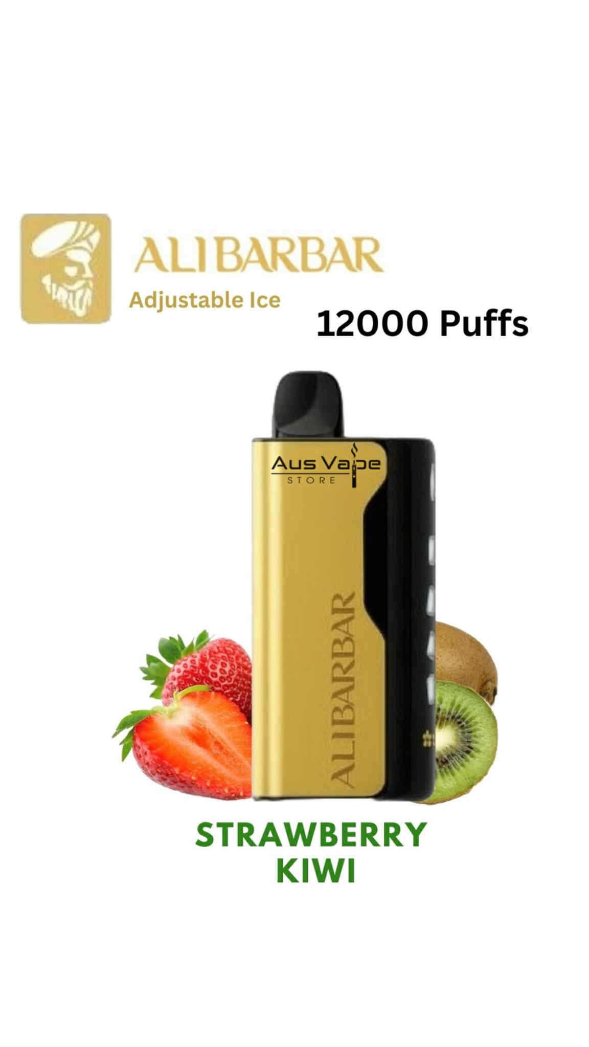 ALIBARBAR ICE ADJUST – STRAWBERRY KIWI – 12000 PUFFS