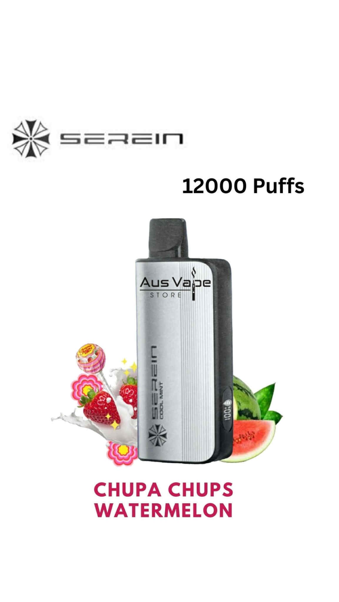 SEREIN MECH – CHUPA CHUPS WATERMELON – 12000 PUFFS