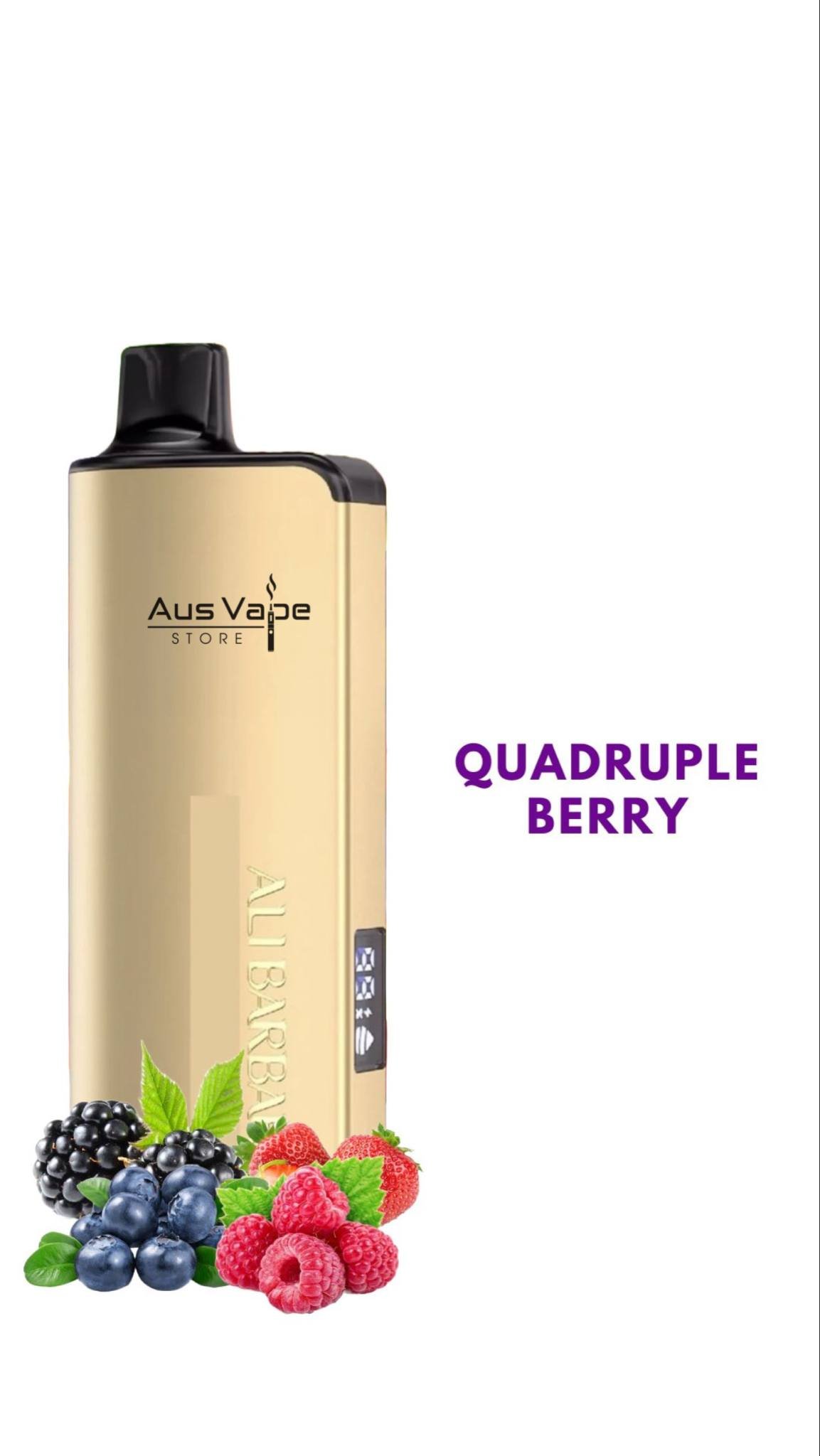ALIBARBAR INGOT – QUADRUPLE BERRY – 9000 PUFFS