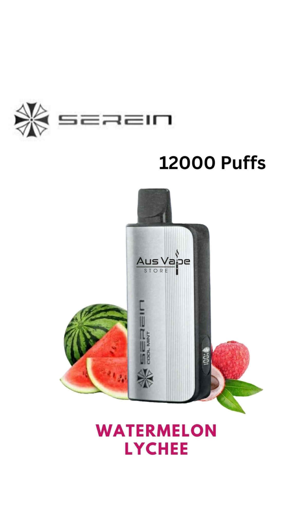 SEREIN MECH – WATERMELON LYCHEE – 12000 PUFFS
