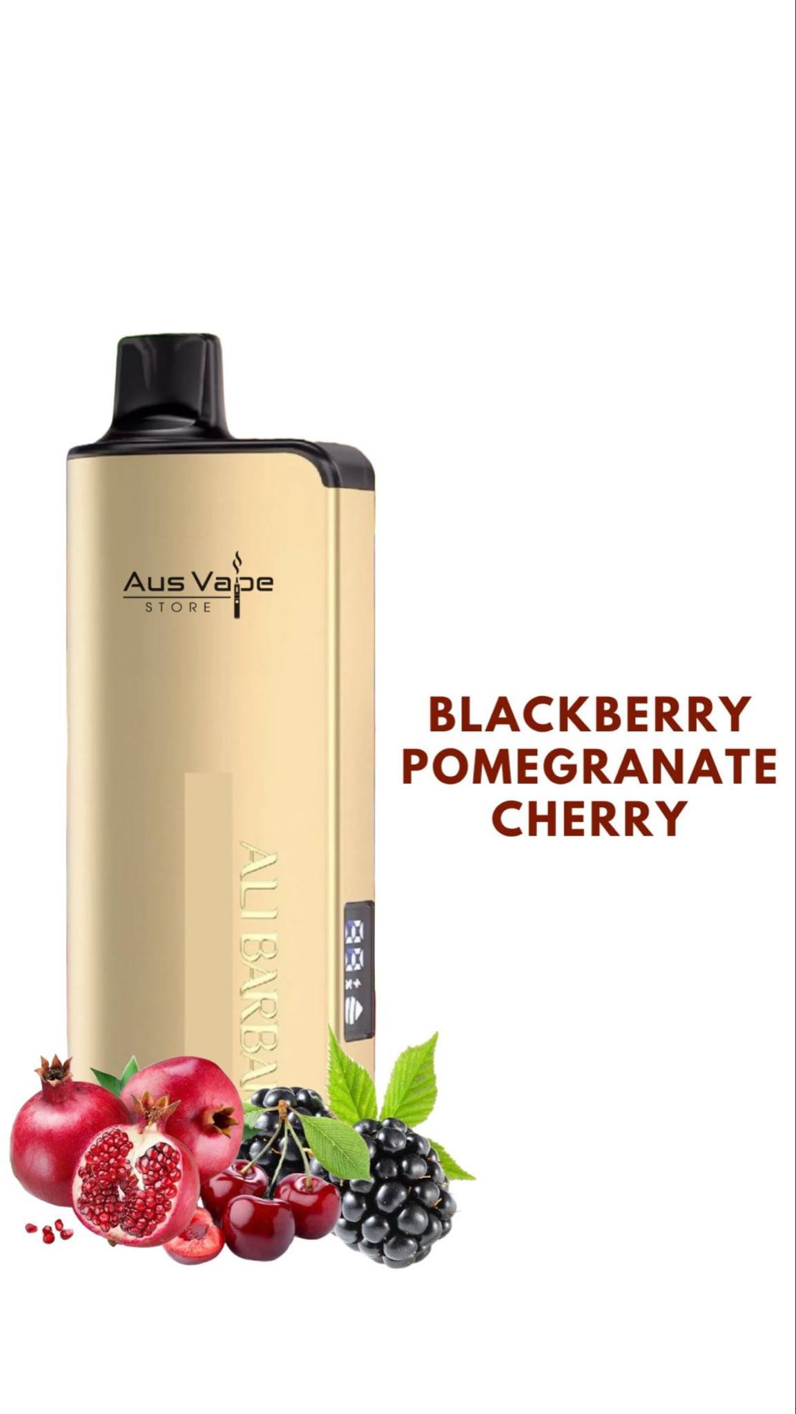 ALIBARBAR INGOT – BLACKBERRY POMEGRANATE CHERRY – 9000 PUFFS