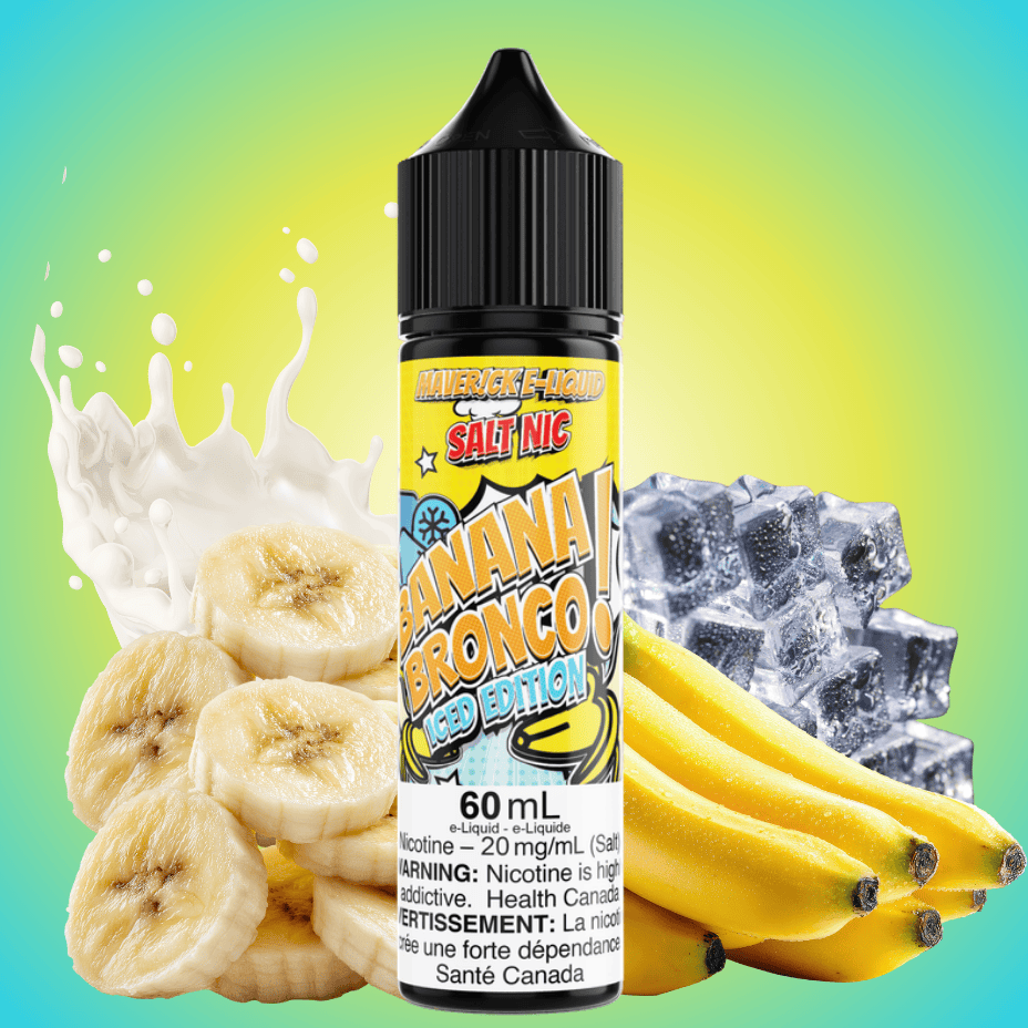 Banana Bronco Iced Salt by Maverick E-Liquid-60mL