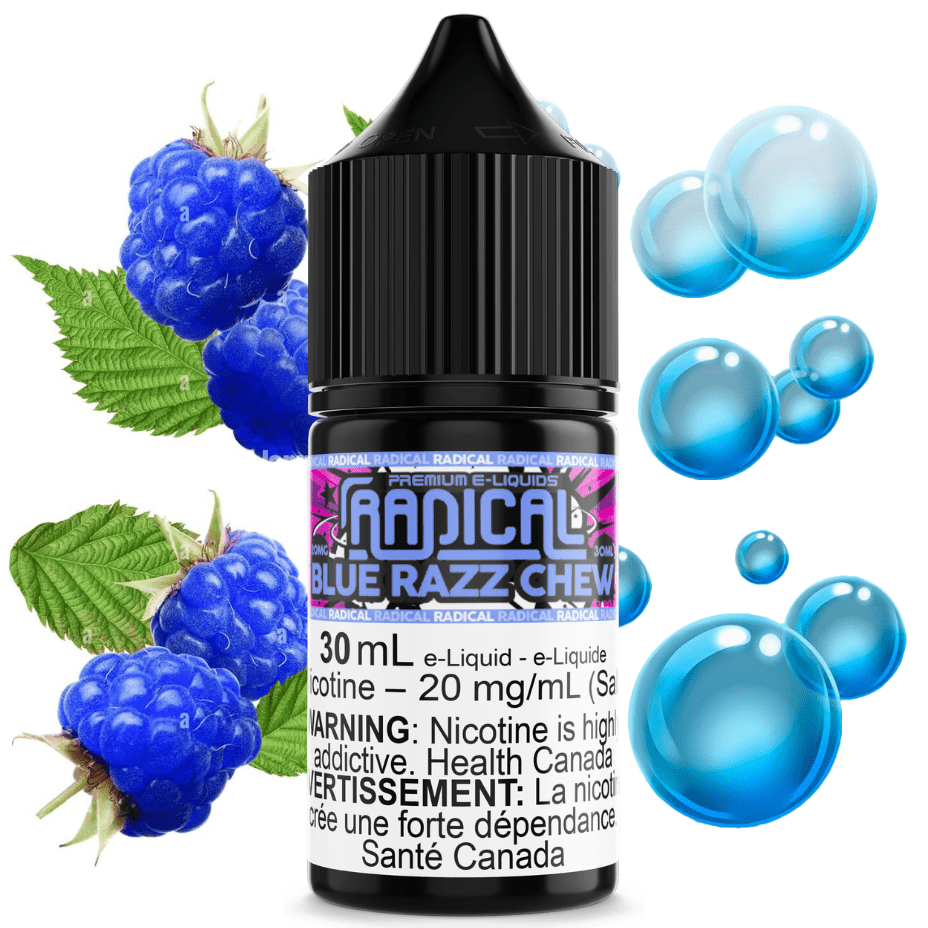 Blue Razz Chew Salt Nic by Radical E-liquid - Image 2