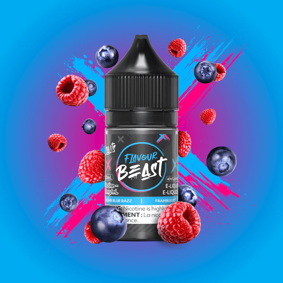Bomb Blue Razz Salts by Flavour Beast E-Liquid