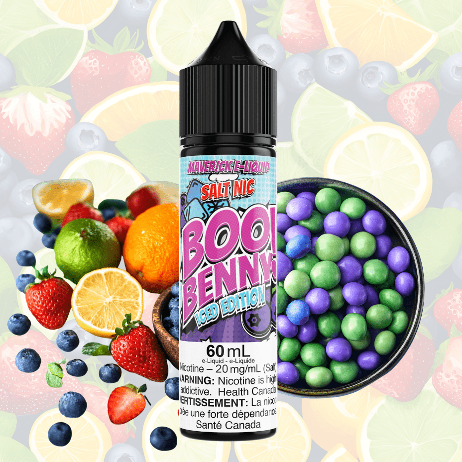 Boo Benny Ice Salt by Maverick E-Liquid-60mL - Image 3