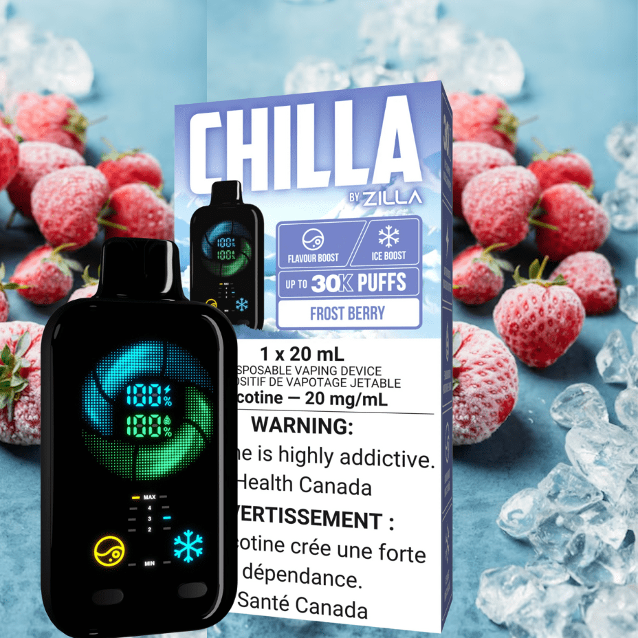 Chilla by Zilla 30k Disposable Vape-Frost Berry