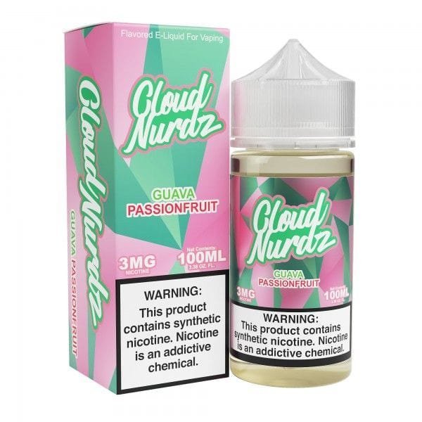 Cloud Nurdz Guava Passion Fruit TF Vape Juice 100ml