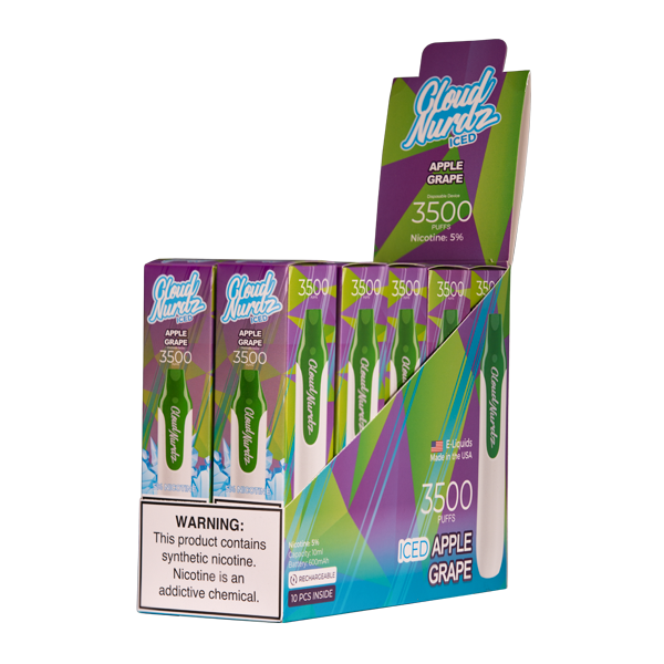 Iced Apple Grape Cloud Nurdz 3500 - Image 2