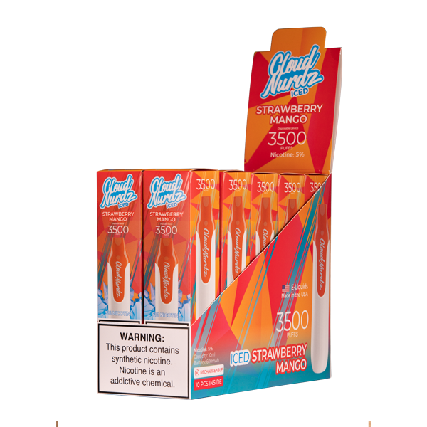 Iced Strawberry Mango Cloud Nurdz 3500 - Image 2