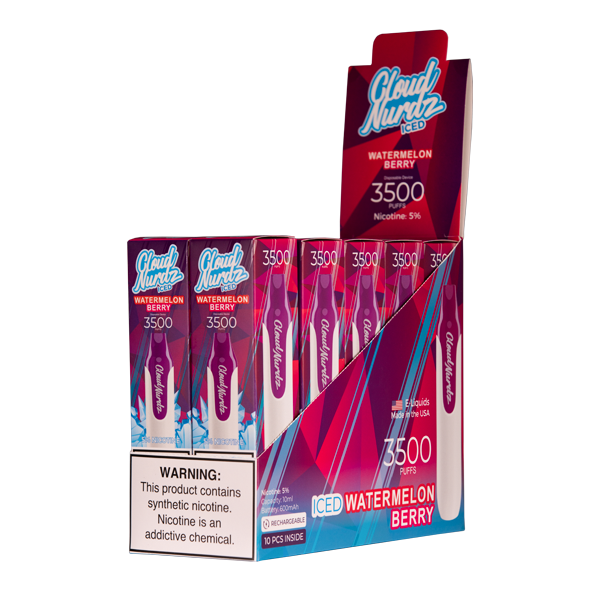 Iced Watermelon Berry Cloud Nurdz 3500 - Image 2