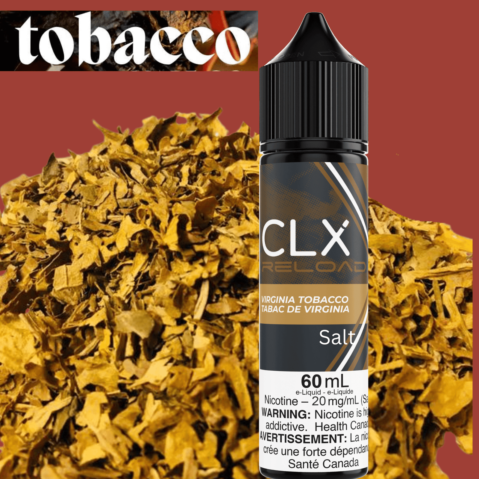 CLX Reload 60ml Salt – Virginia Tobacco - Image 2