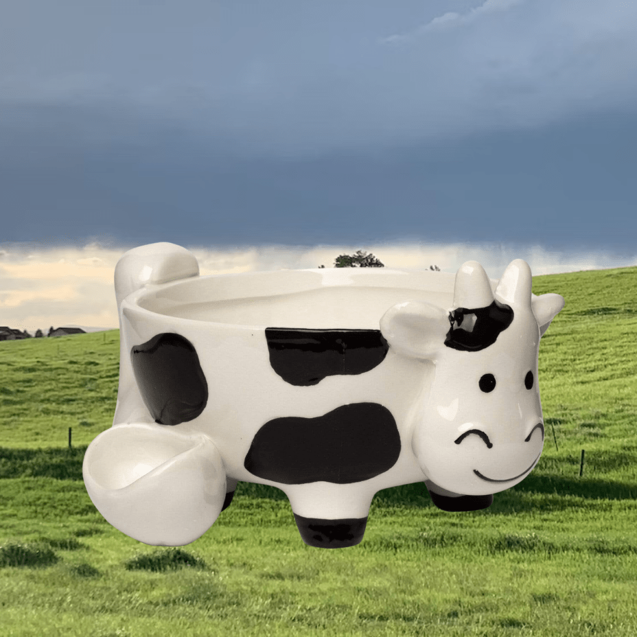Cow Ceramic Bowl Pipe