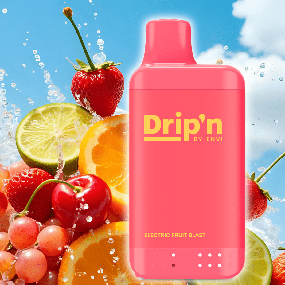 Drip’n by Envi 16K Disposable Vape – Electric Fruit Blast - Image 3
