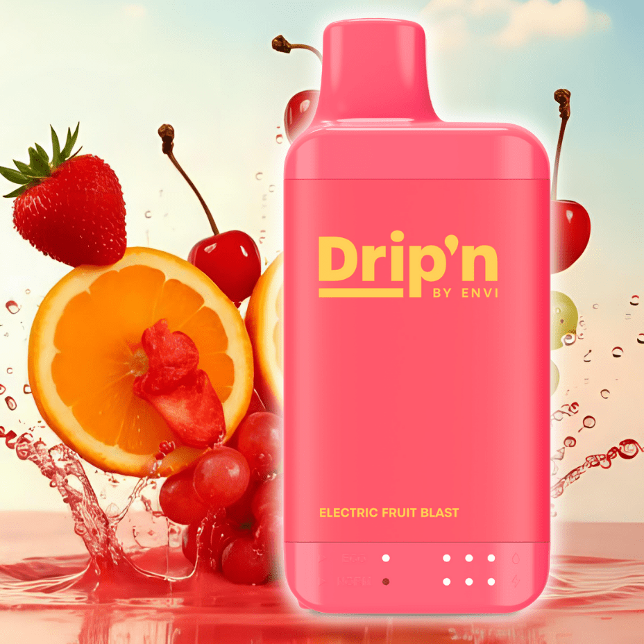 Drip’n by Envi 16K Disposable Vape – Electric Fruit Blast - Image 2