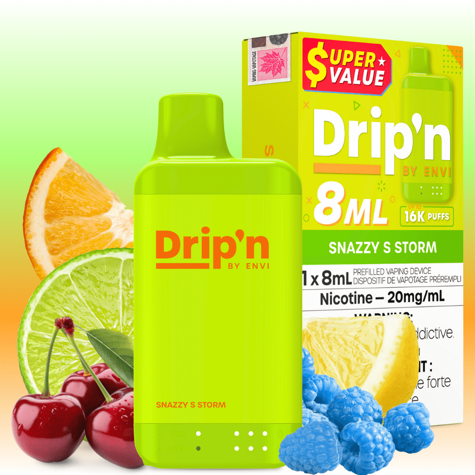 Drip’n by Envi 16K Disposable Vape – Snazzy S Storm