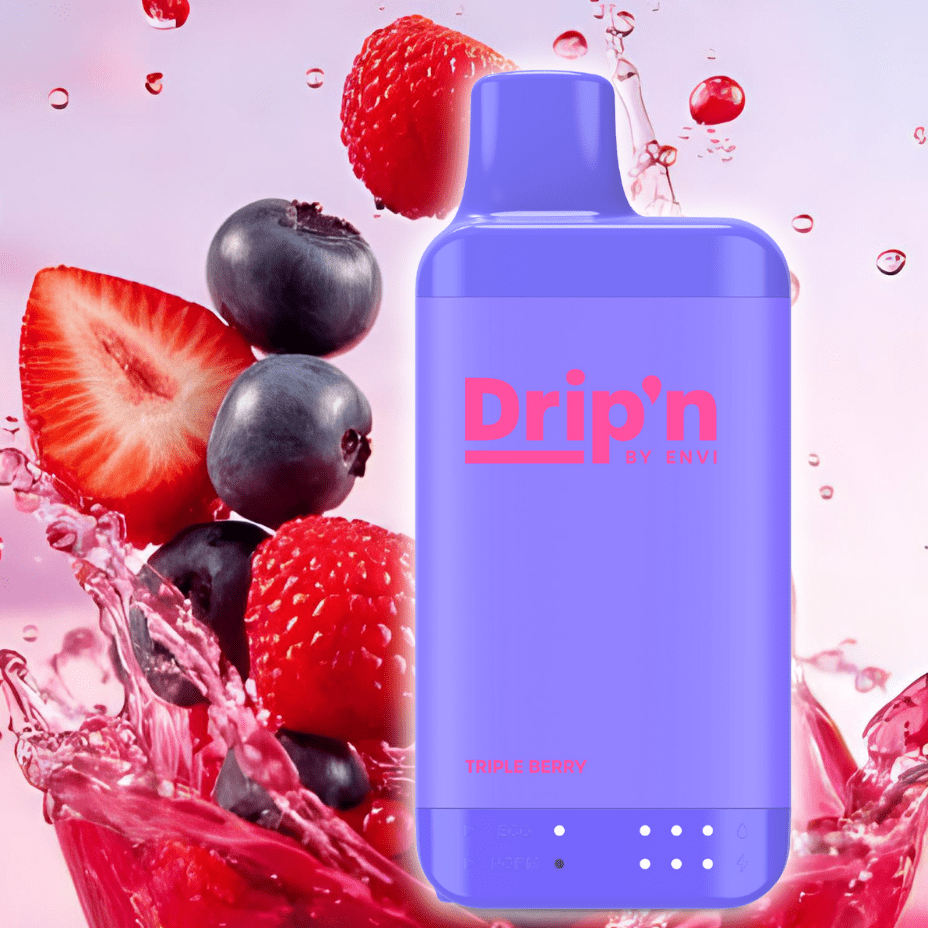 Drip’n by Envi 16K Disposable Vape – Triple Berry - Image 2
