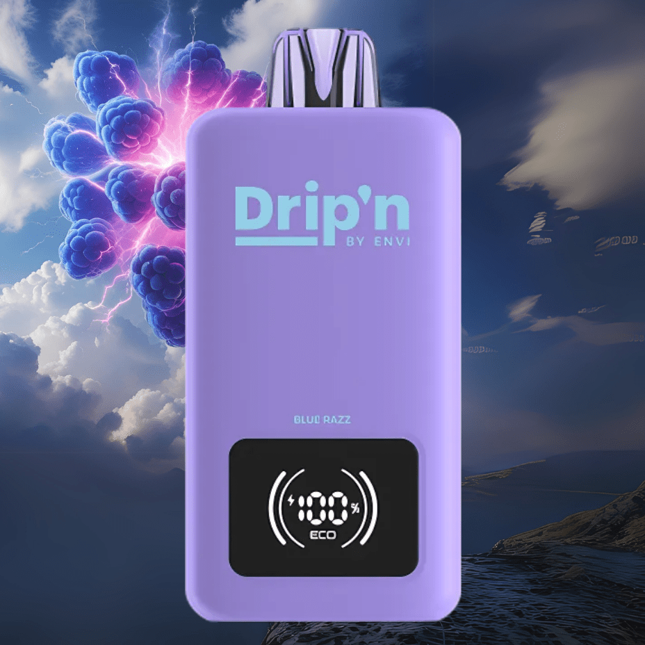 Drip’n by Envi 70K Disposable Vape – Blue Razz - Image 2