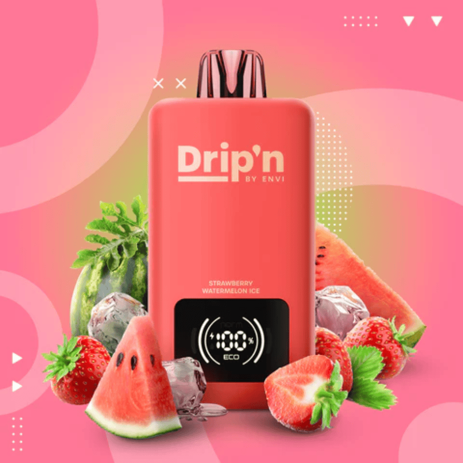 Drip’n by Envi 70K Disposable Vape – Strawberry Watermelon Ice