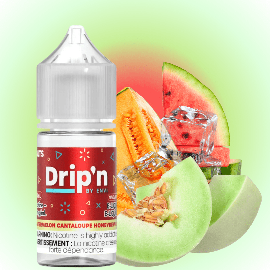 Drip’n by Envi Classics Salt-Watermelon Cantaloupe Honeydew Ice