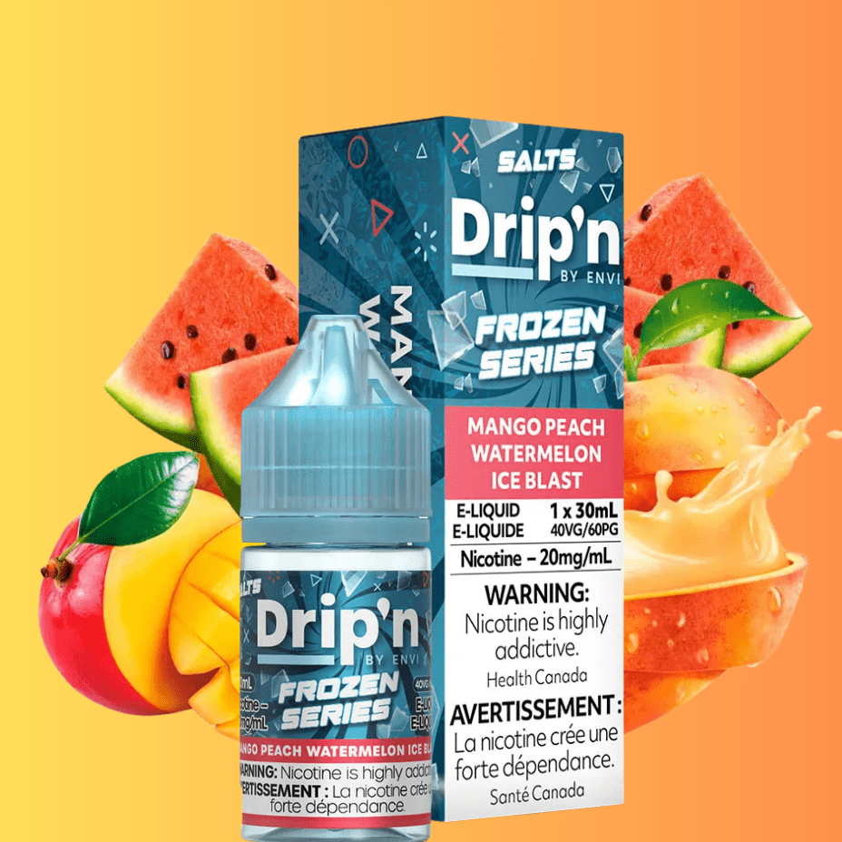 Drip’n by Envi Frozen Salt-Mango Peach Watermelon Ice Blast - Image 2