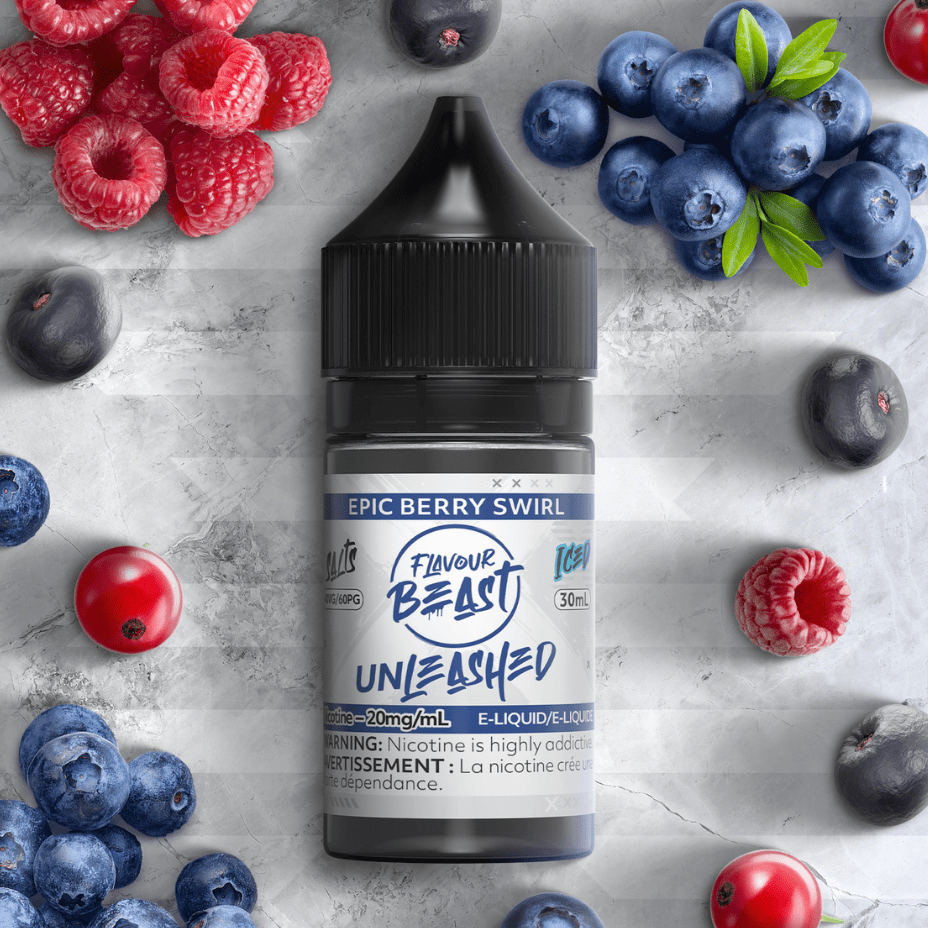 Epic Berry Swirl Salts By Flavour Beast Unleashed E-liquid