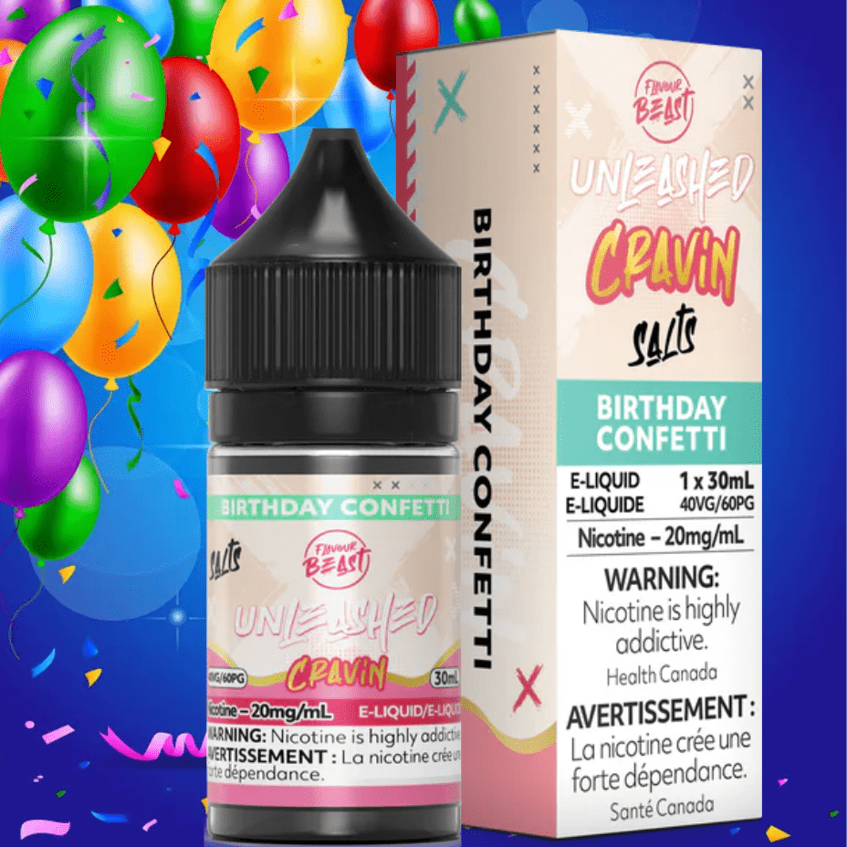 Flavor Beast Unleashed Cravin Salts-Birthday Confetti - Image 3