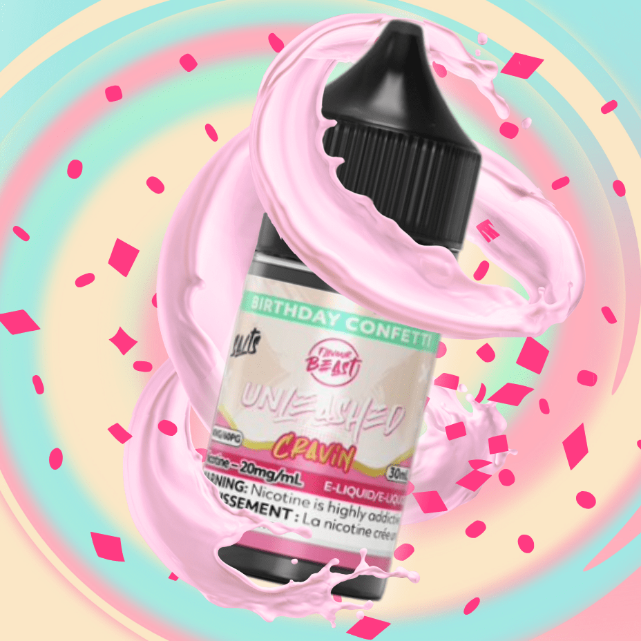 Flavor Beast Unleashed Cravin Salts-Birthday Confetti - Image 2