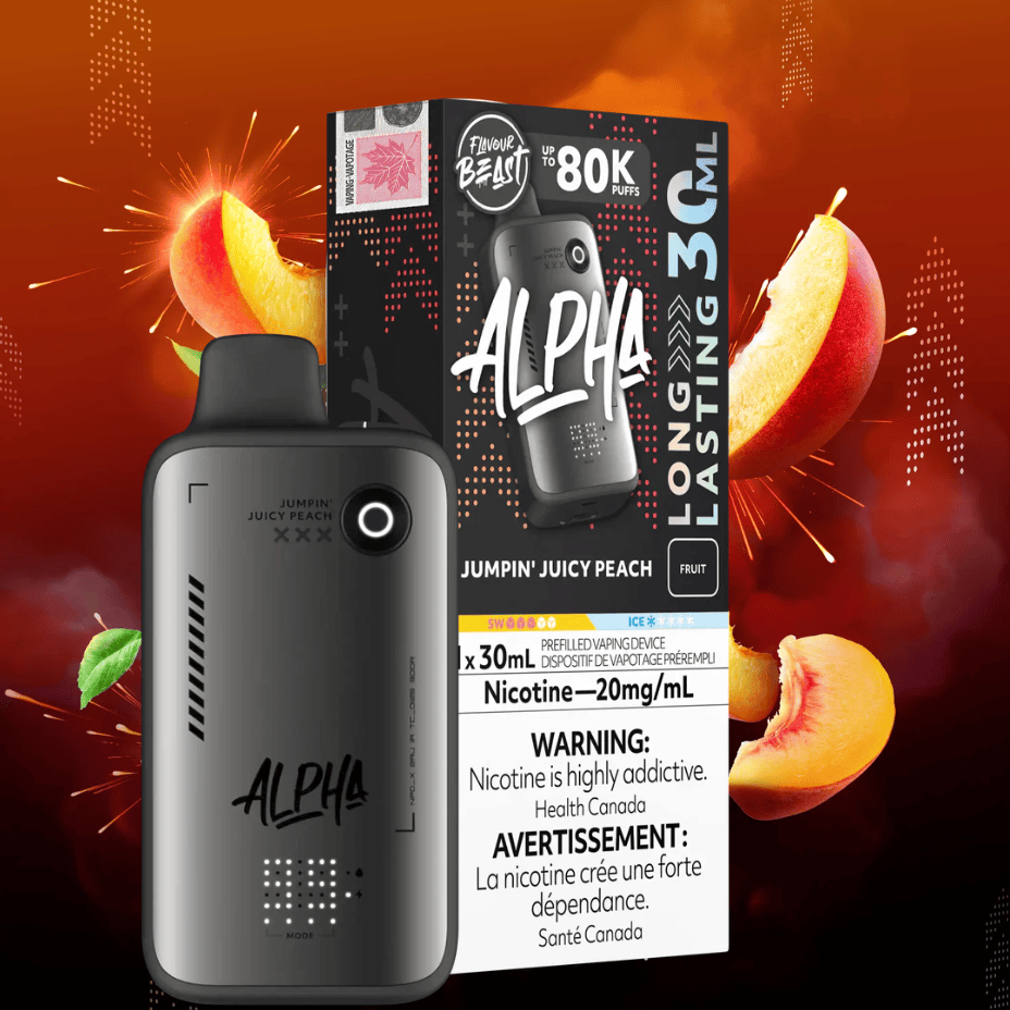 Flavour Beast Alpha 80K Disposable Vape-Jumpin Juicy Peach
