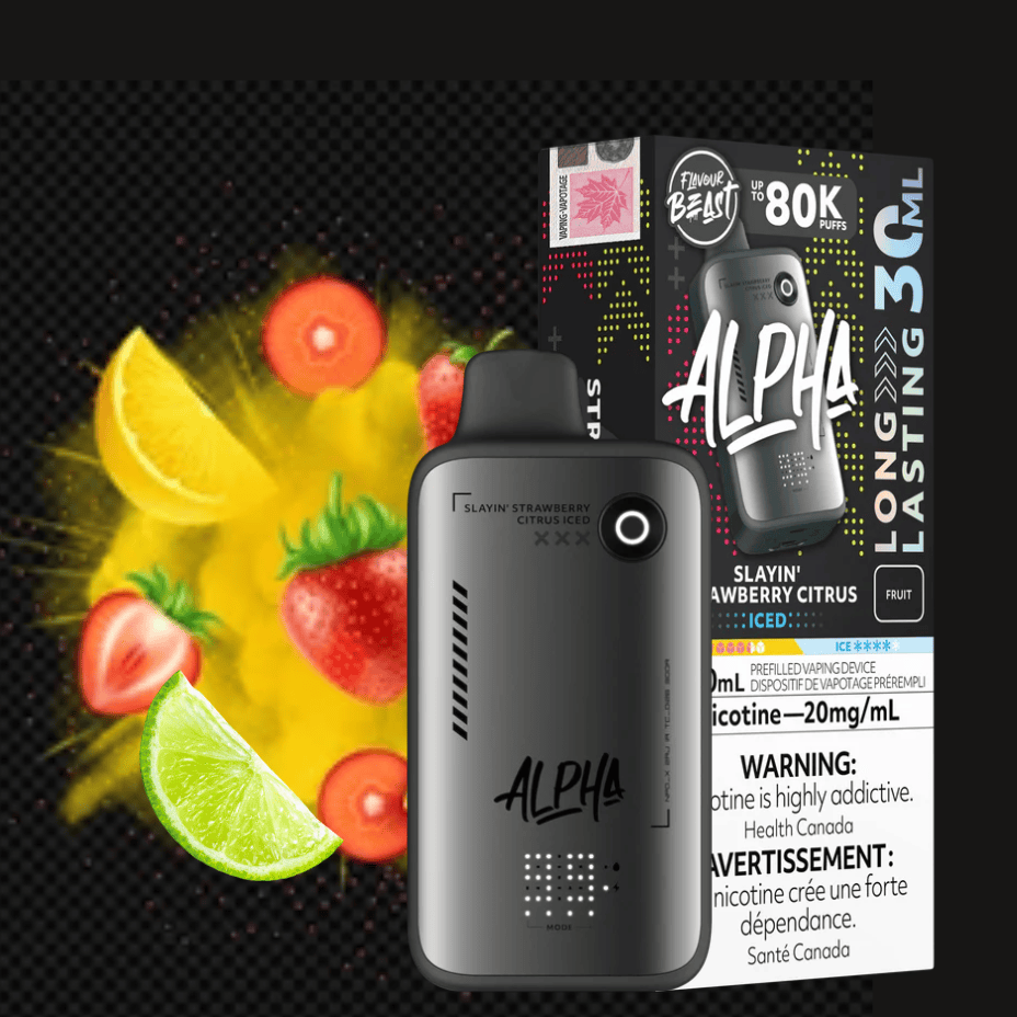 Flavour Beast Alpha 80K Disposable Vape-Slayin Strawberry Citrus Iced