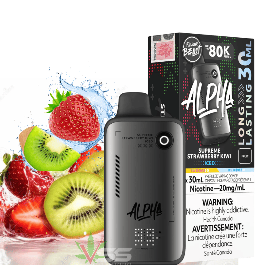 Flavour Beast Alpha 80K Disposable Vape-Supreme Strawberry Kiwi Iced