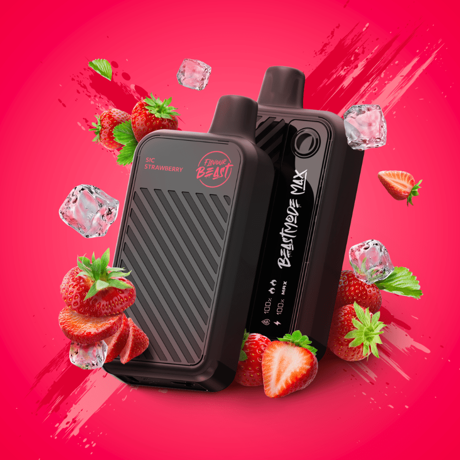 Flavour Beast Beast Mode Max 18k Disposable – Sic Strawberry Iced