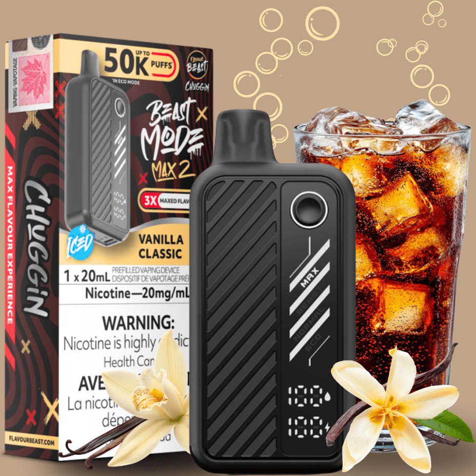 Flavour Beast Beast Mode Max 2 50K Disposable Vape – Vanilla Classic - Image 2