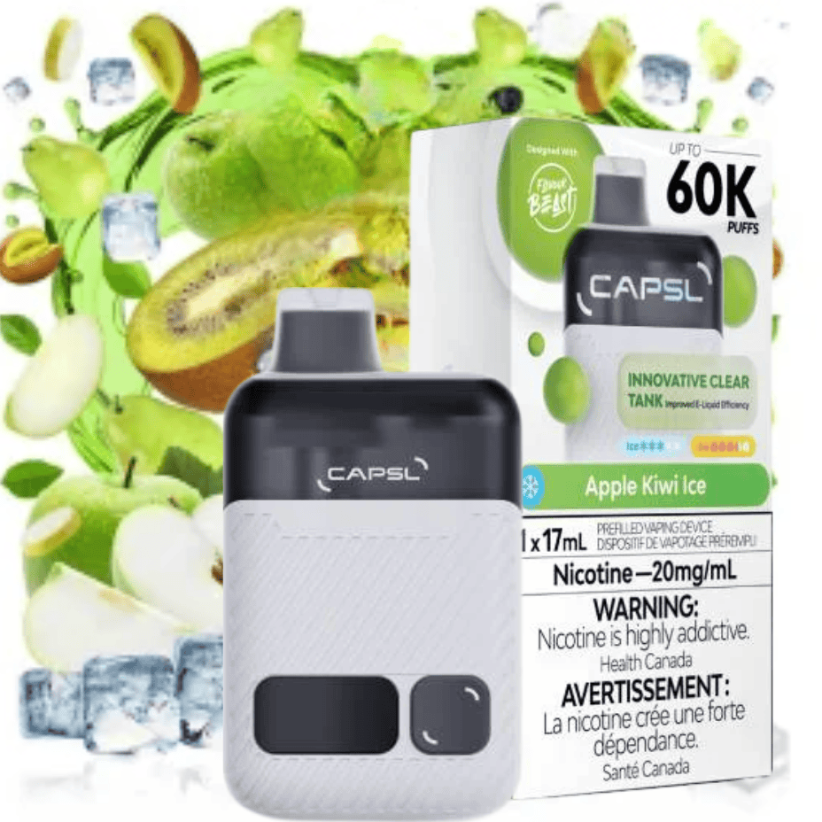 Flavour Beast CAPSL AFX17 60K Disposable Vape-Apple Kiwi Ice