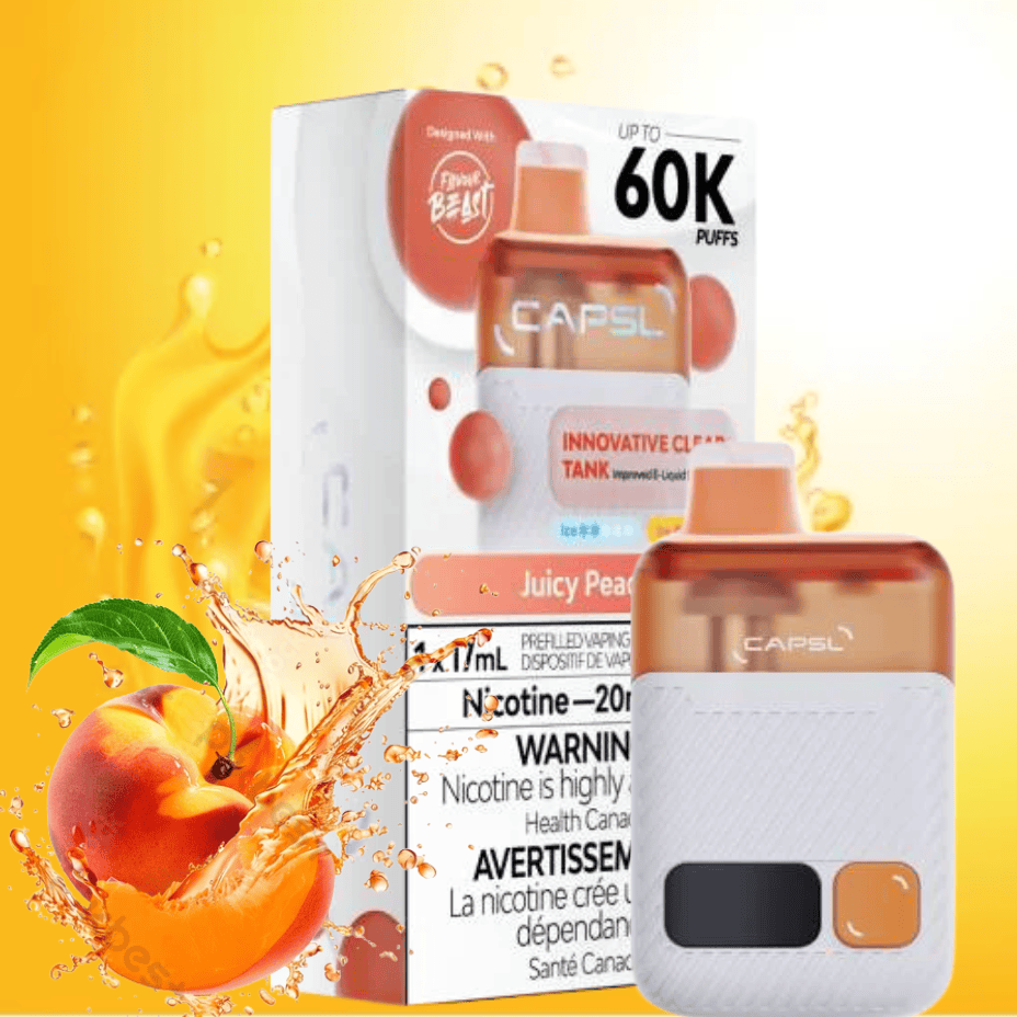 Flavour Beast CAPSL AFX17 60K Disposable Vape-Juicy Peach