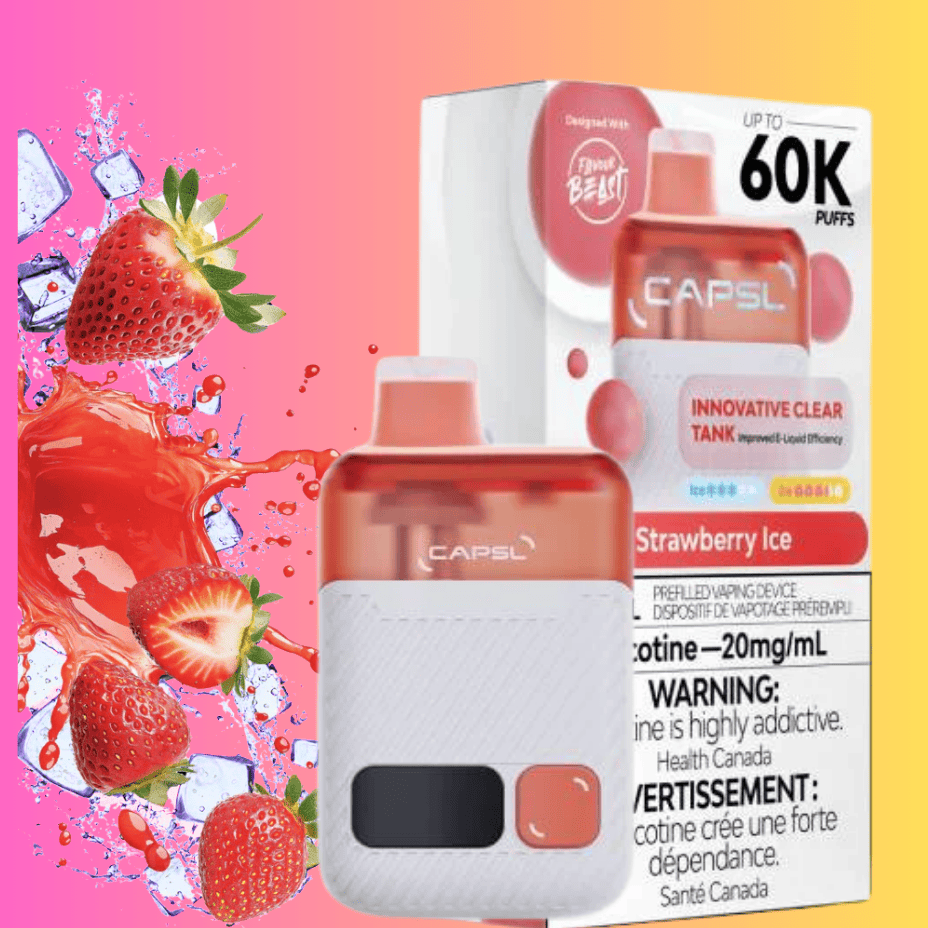 Flavour Beast CAPSL AFX17 60K Disposable Vape-Strawberry Ice