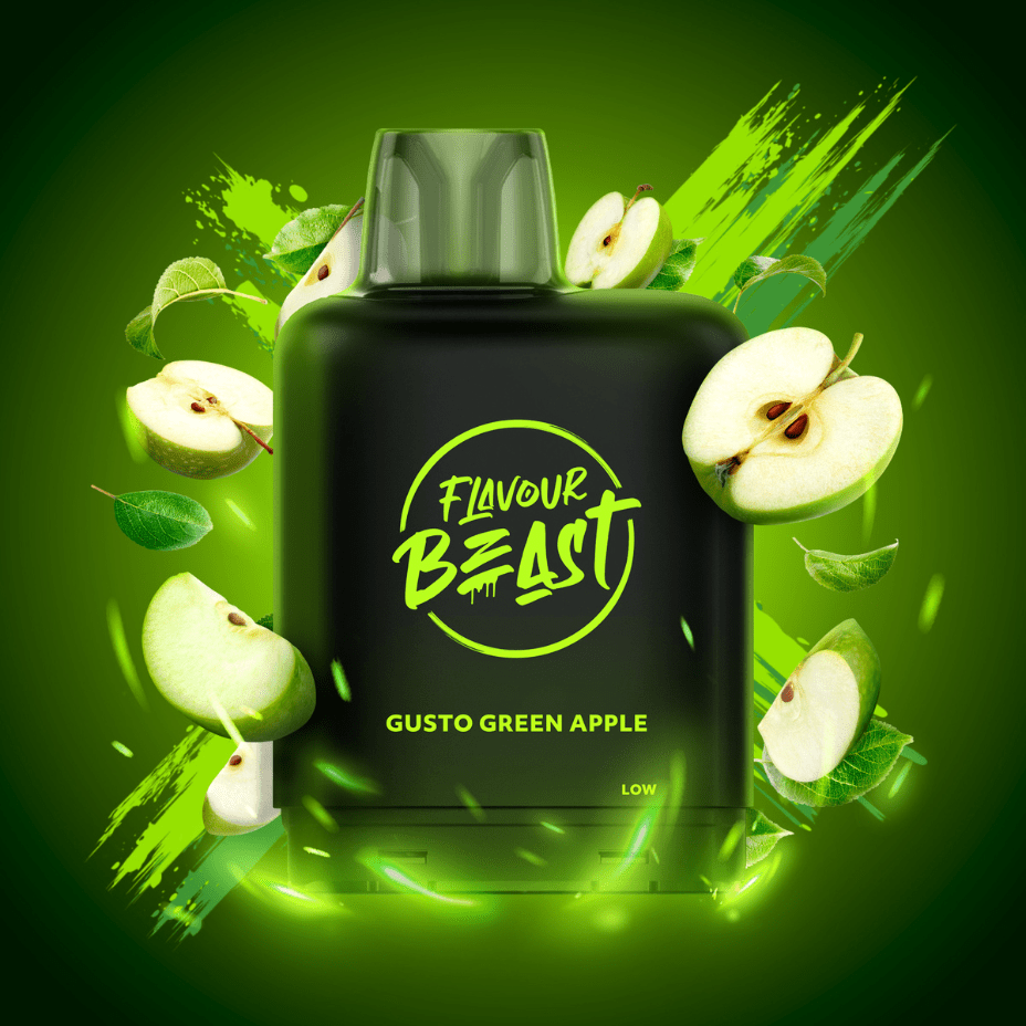Flavour Beast Level X Boost G2 Pod – Gusto Green Apple - Image 2
