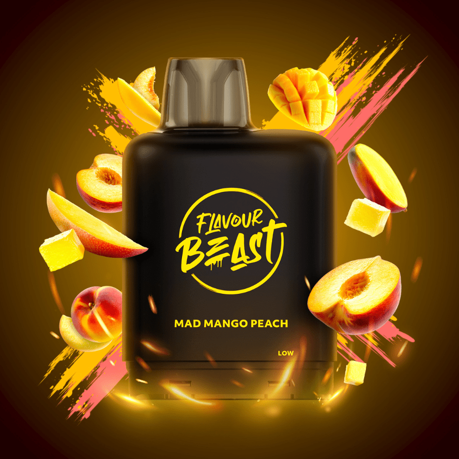Flavour Beast Level X Boost G2 Pod – Mad Mango Peach - Image 2