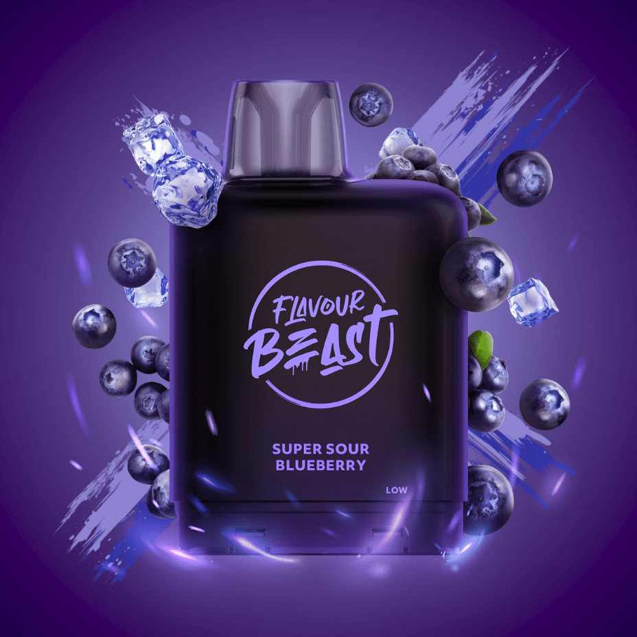 Flavour Beast Level X Boost G2 Pod – Super Sour Blueberry - Image 2