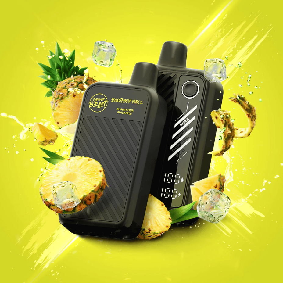 Flavour Beast Mode Max 2 50K Disposable Vape – Super Sour Pineapple