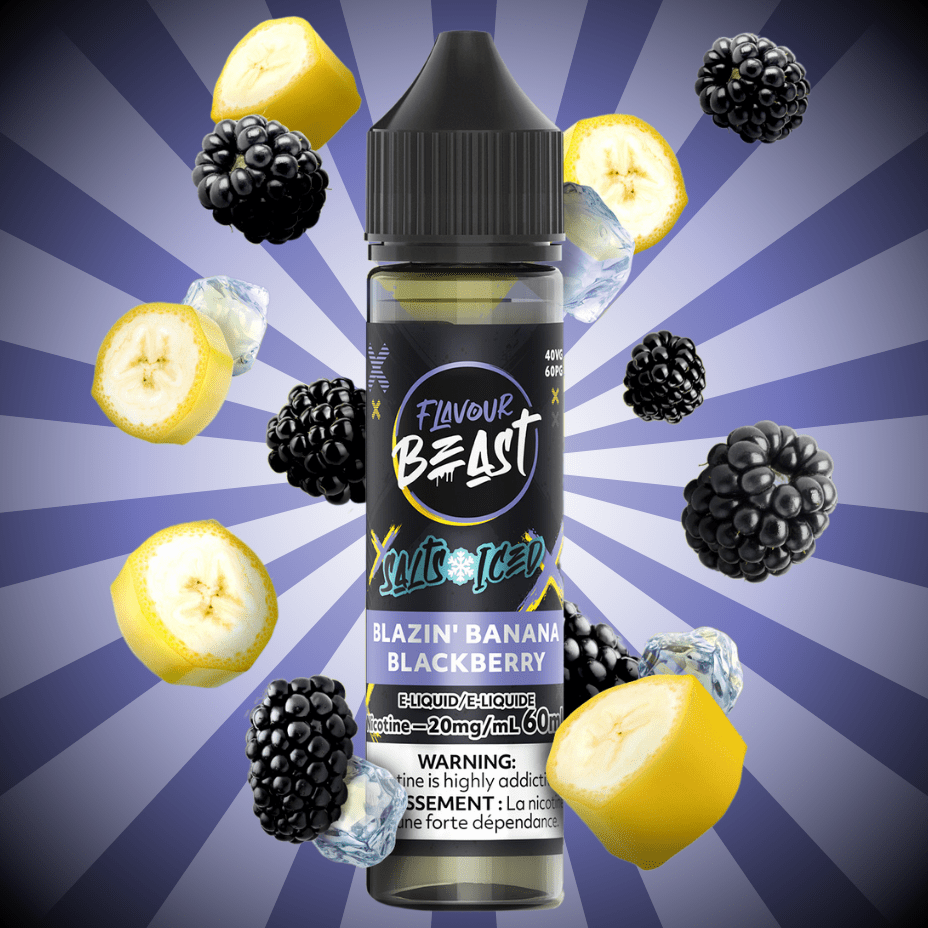 Flavour Beast Salt 60ml – Blazin’ Banana Blackberry