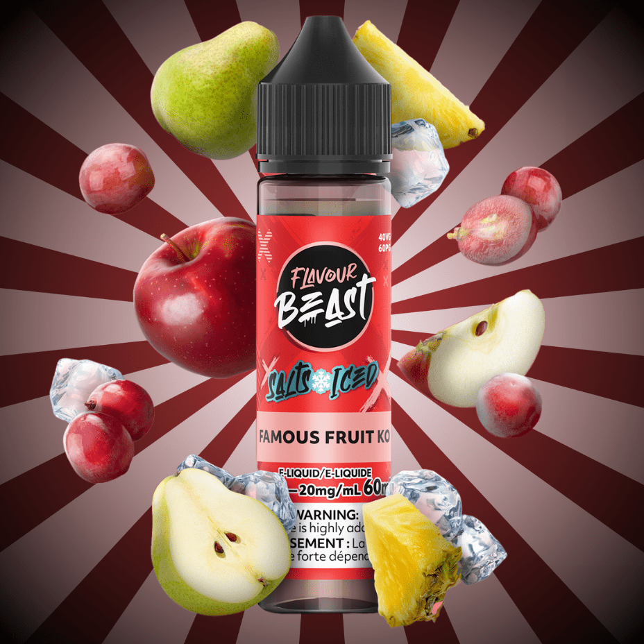 Flavour Beast Salt 60ml – Famous Fruit KO Iced