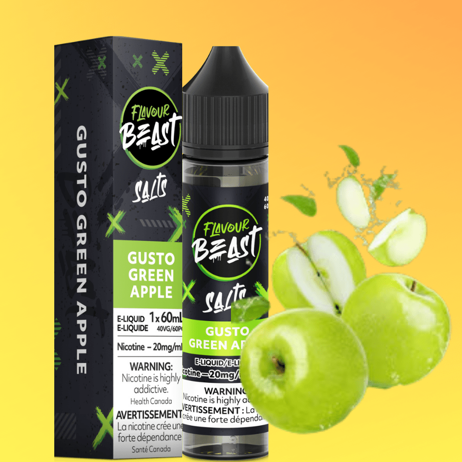 Flavour Beast Salt 60ml – Gusto Green Apple - Image 2