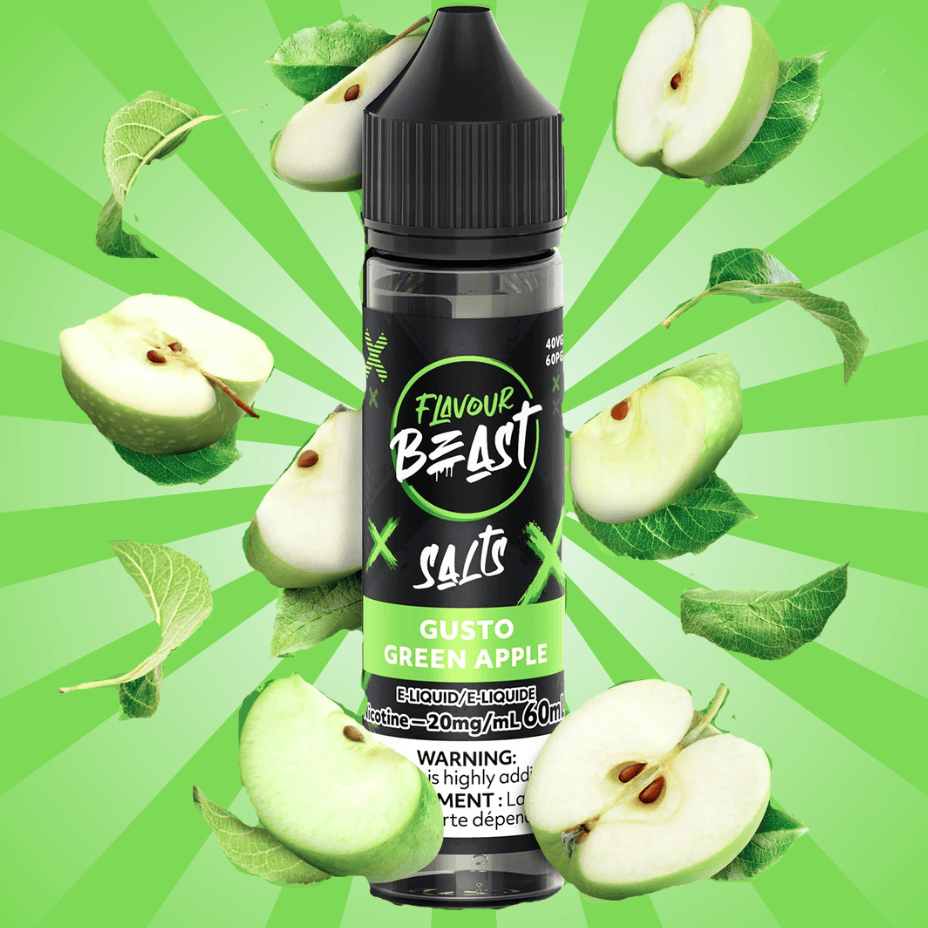 Flavour Beast Salt 60ml – Gusto Green Apple