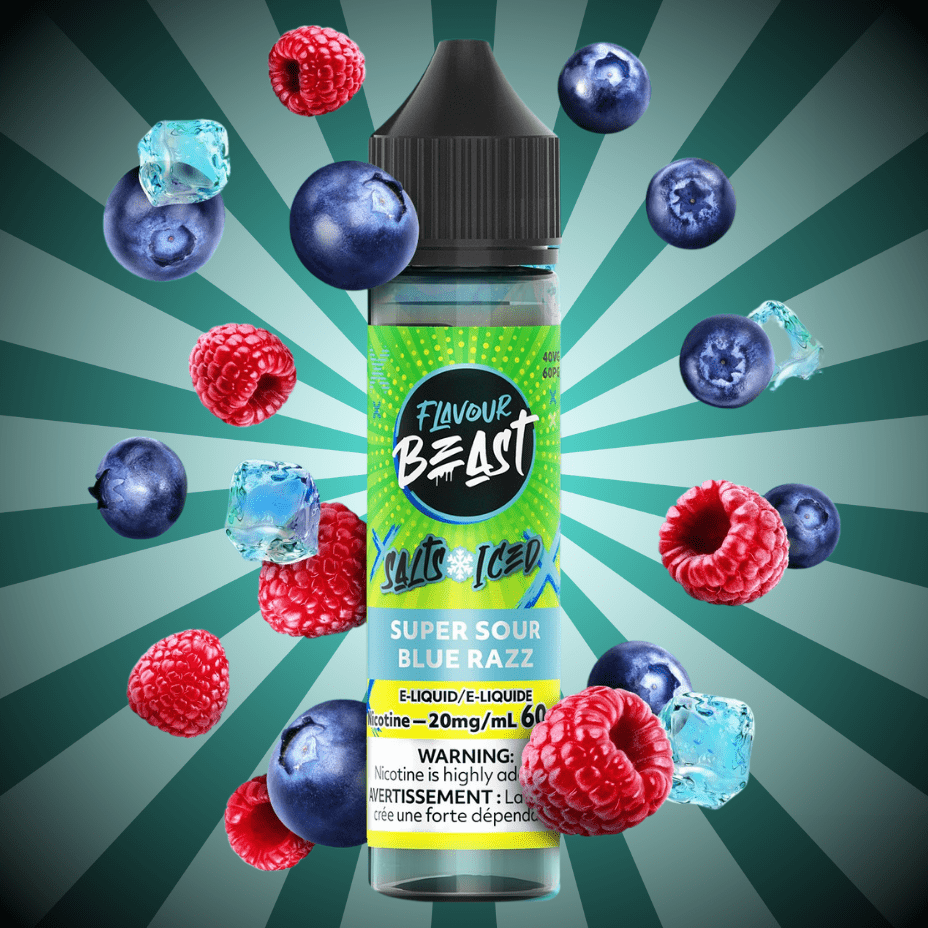 Flavour Beast Salt 60ml – Super Sour Blue Razz