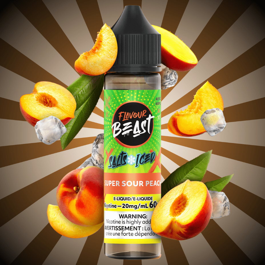 Flavour Beast Salt 60ml – Super Sour Peach