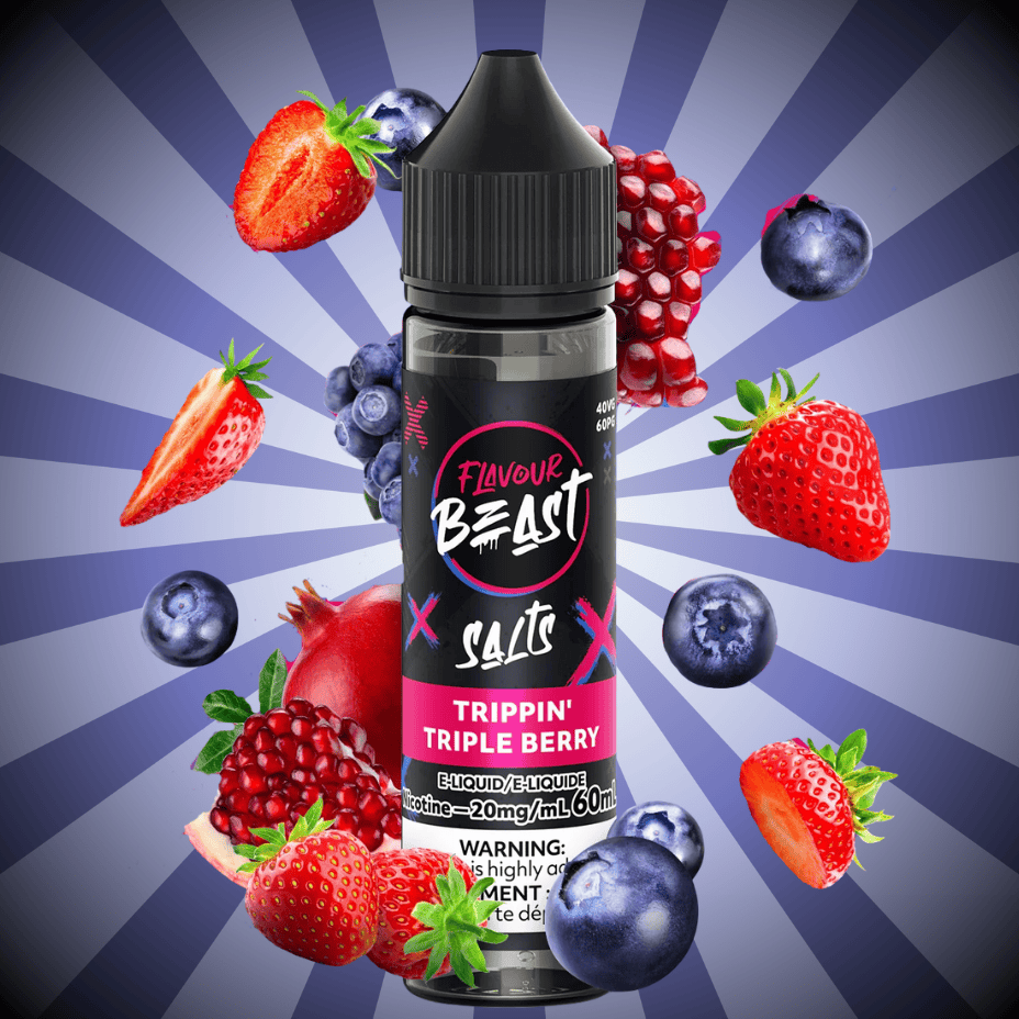 Flavour Beast Salt 60ml – Trippin’ Triple Berry