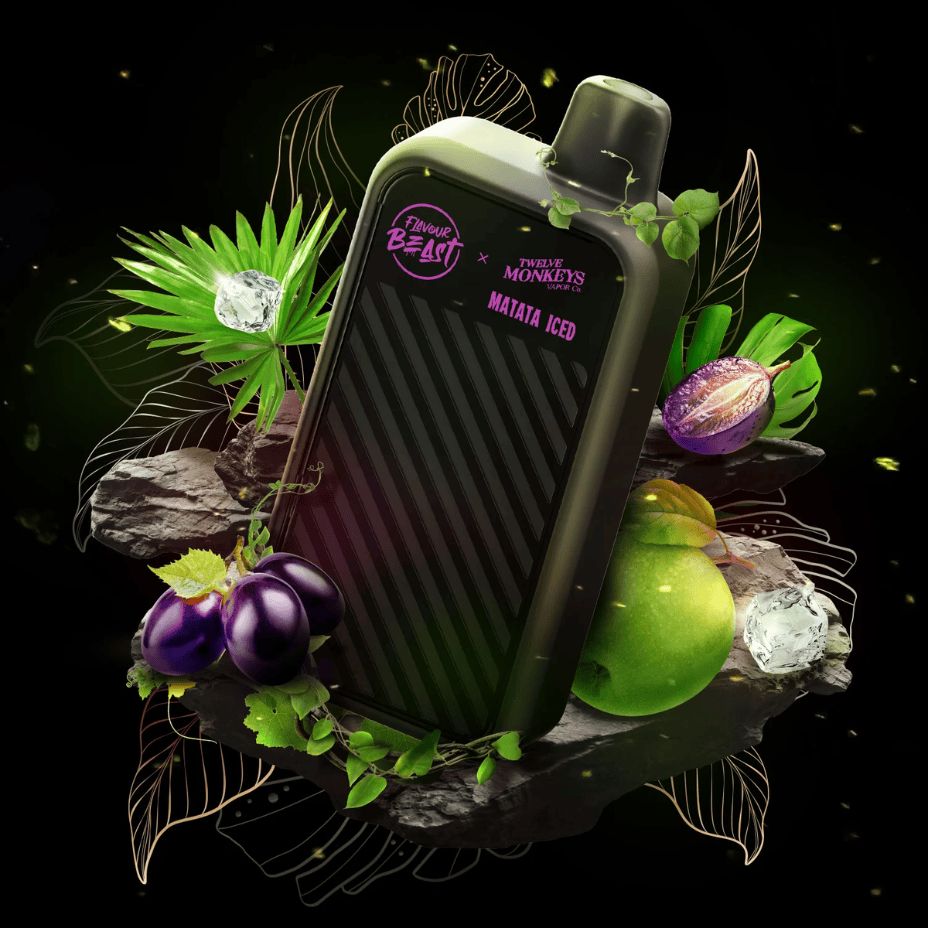 Flavour Beast X 12 Monkeys Beast Mode Max 2 50K Disposable-Matata Iced